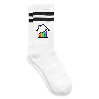 Le prix des maisons augmente. - Chaussettes de tennis - blanc/noir - Droite