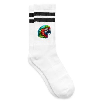 Perroquet - Chaussettes de tennis - blanc/noir - Droite