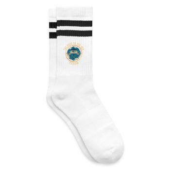 The Gate to the Sea - Pilsum - Gestreifte Tennissocken - Weiß/Schwarz - Rechts