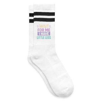 Idée de cadeau amusant pour un mème d’humour de proverbe mignon - Chaussettes de tennis - blanc/noir - Droite