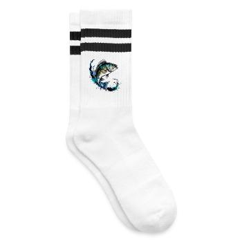 Conception de perchoirs - Chaussettes de tennis - blanc/noir - Droite