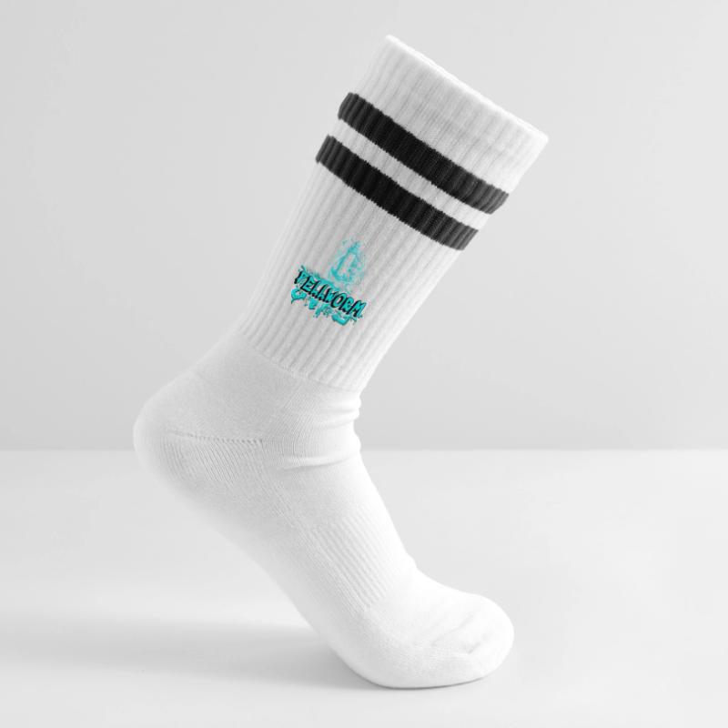 Conception de graffitis du phare de Pellworm Chaussettes de tennis