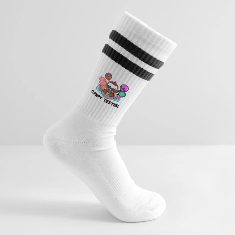 Candy Sweets Statement Dessert Snacking Chaussettes de tennis