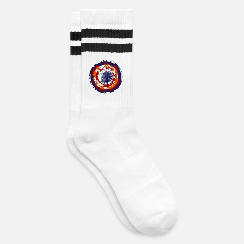 Cible folle - Chaussettes de tennis - blanc/noir