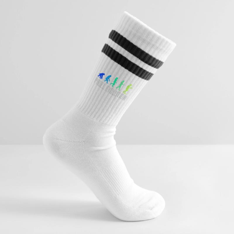 Player Evolution Padel Padel Game Statement Striped tennis socks