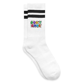 Je ne me soucie pas de la déclaration - Chaussettes de tennis - blanc/noir - Droite