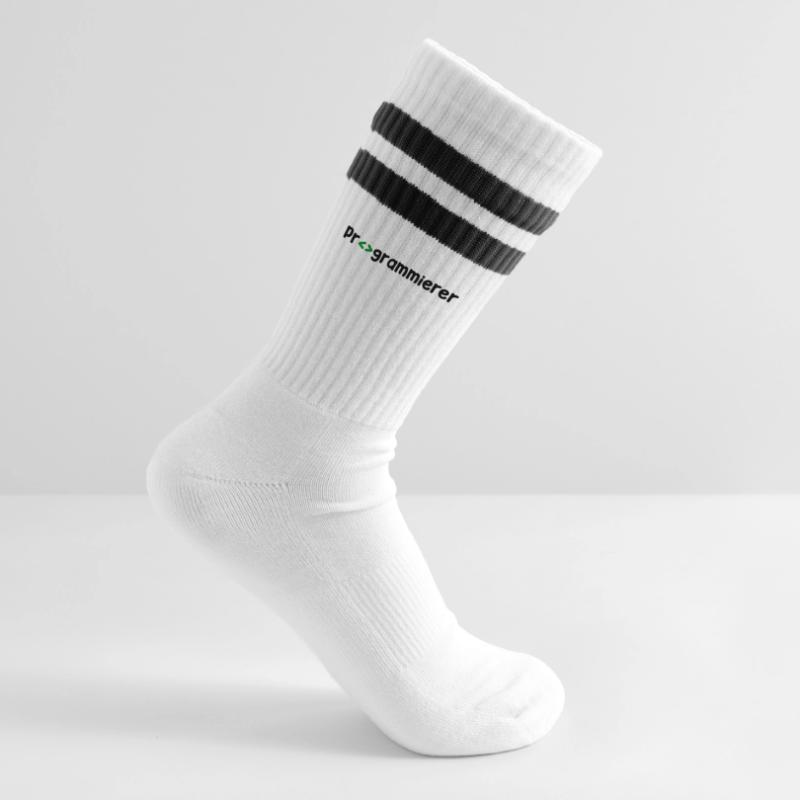 Programmer, Developer, Web Developer, Scripting Striped tennis socks