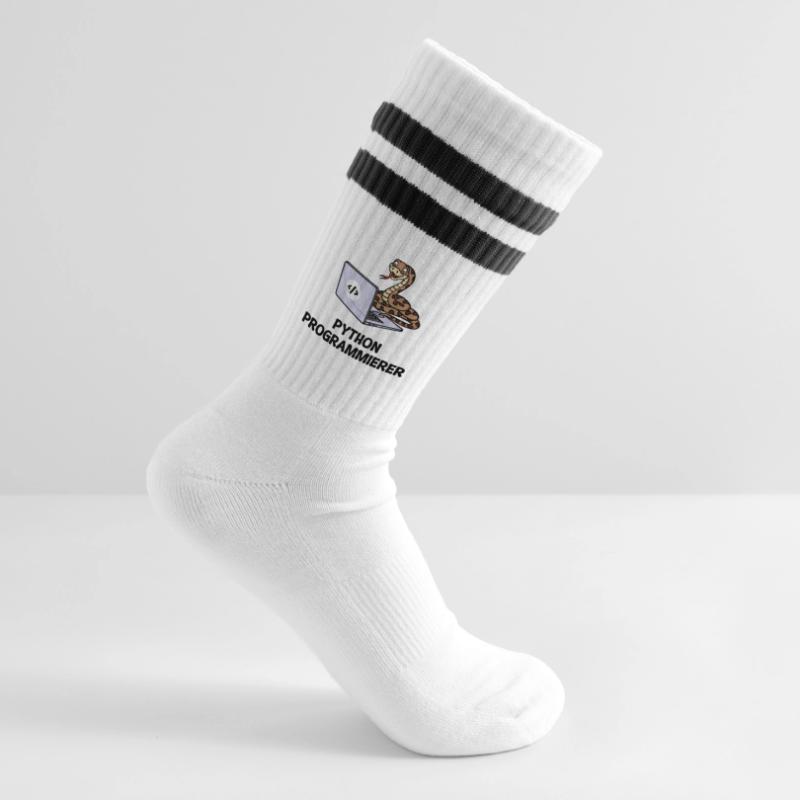 Déclaration du développeur de code informatique du programmeur Chaussettes de tennis