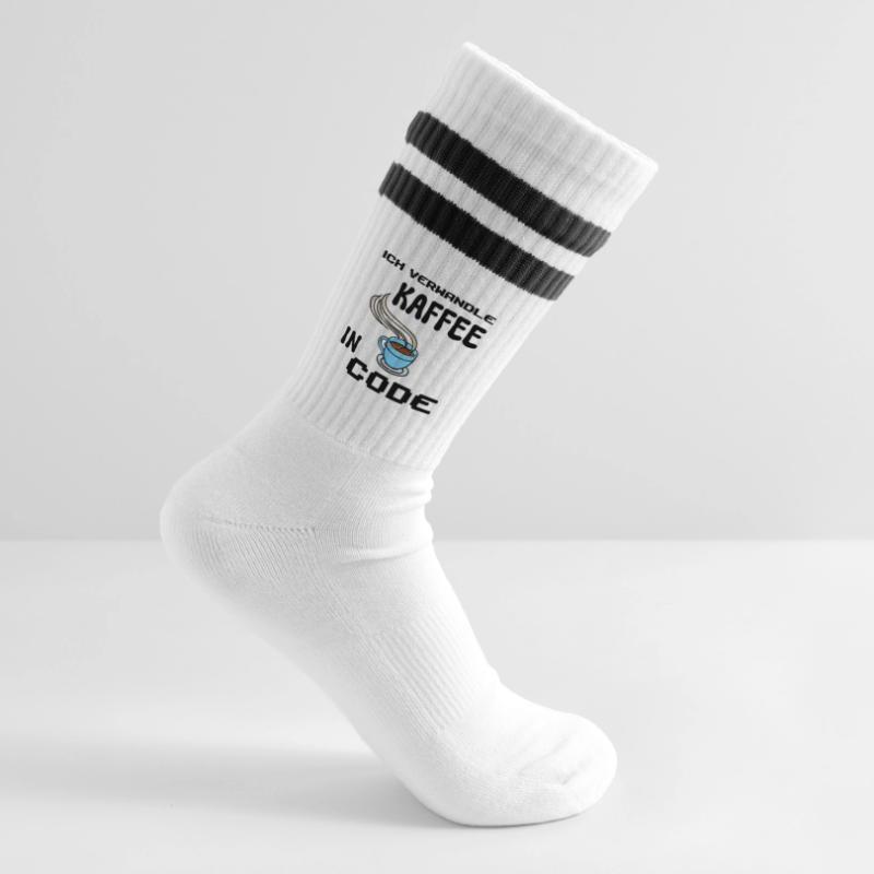 Coden Computerfreak Déclaration du développeur Nerd Chaussettes de tennis