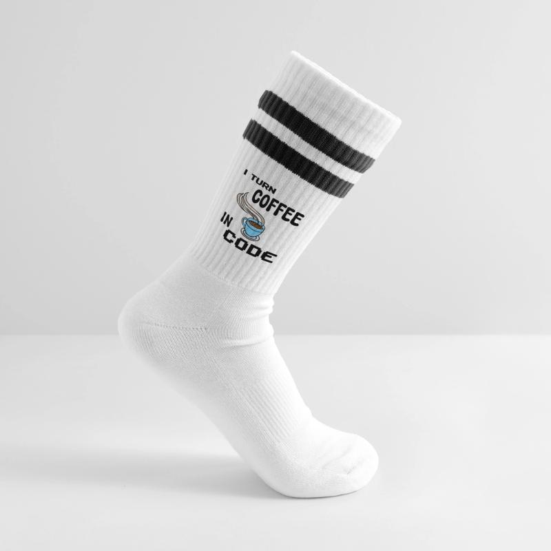 Gestreifte Tennissocken