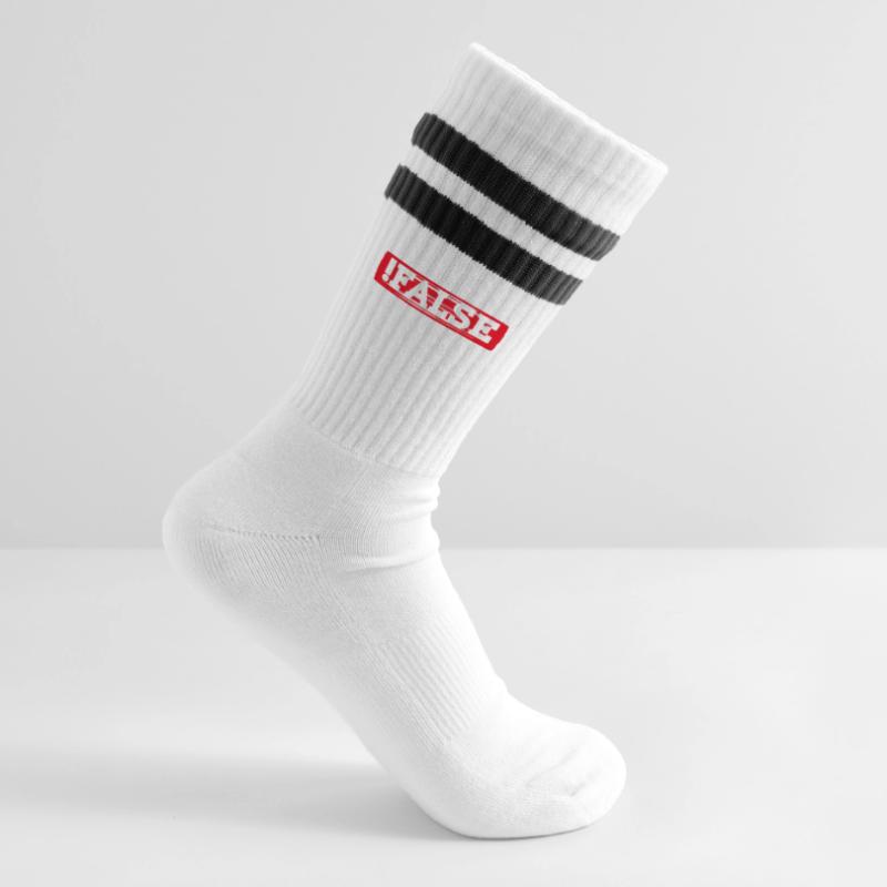 Debug Skripting Statement Developer Code Nerd Gestreifte Tennissocken