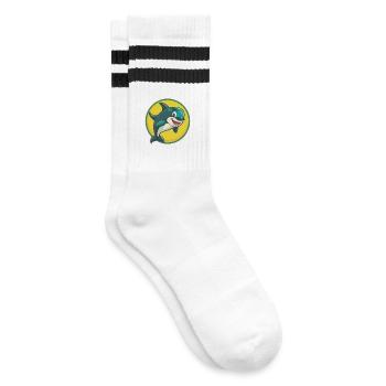 Orque mignon Kawaii dessin animé Clipart Animal de compagnie - Chaussettes de tennis - blanc/noir - Droite