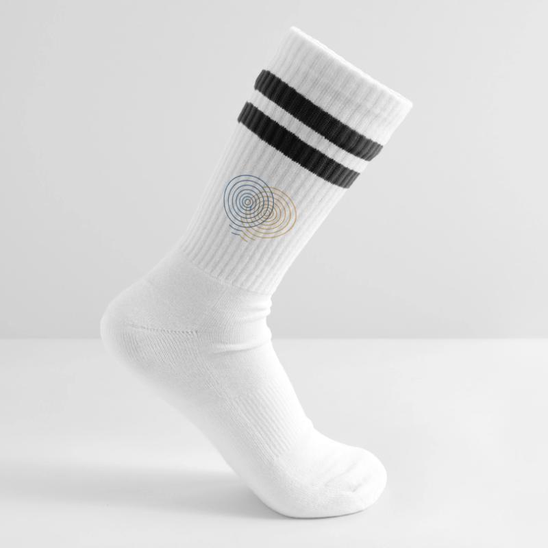 Interférence concentrique – Conception physique Chaussettes de tennis