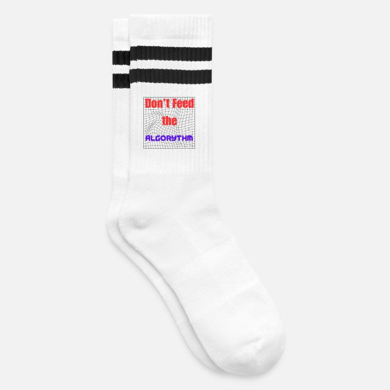 Motivation pour battre les algorithmes - Chaussettes de tennis - blanc/noir