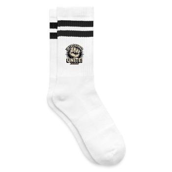 Introverts Unite, serparately - Introvert Tee - Striped tennis socks - white/black - Right
