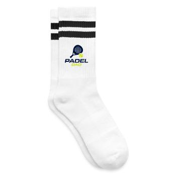 Chemise drôle Padel Dad Cadeau - Chaussettes de tennis - blanc/noir - Droite