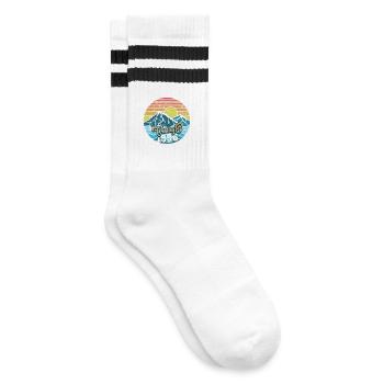Millésime 1996 - Chaussettes de tennis - blanc/noir - Droite