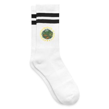 Libelle Libellen Transformation Is Quiet - Gestreifte Tennissocken - Weiß/Schwarz - Rechts