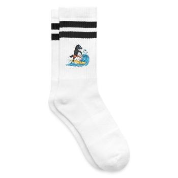 T-shirt de surf de Minorque - Chaussettes de tennis - blanc/noir - Droite