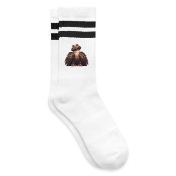 Vautour - Chaussettes de tennis - blanc/noir - Droite