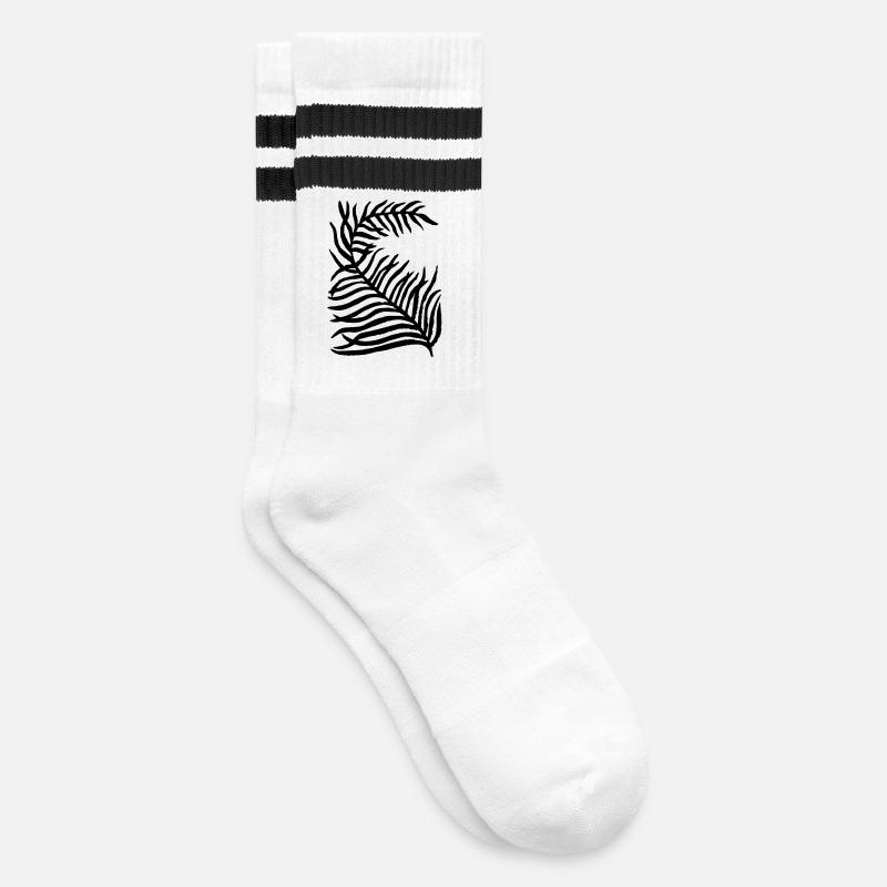 Planter - Chaussettes de tennis - blanc/noir