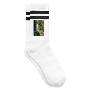 CHUTE D’EAU DE MOUSSE HÖRSCHBACH PRÈS DE MURRHARDT - Chaussettes de tennis - blanc/noir - Droite