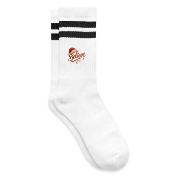 Chapeau de Noël Joyeux Noël - Chaussettes de tennis - blanc/noir - Droite