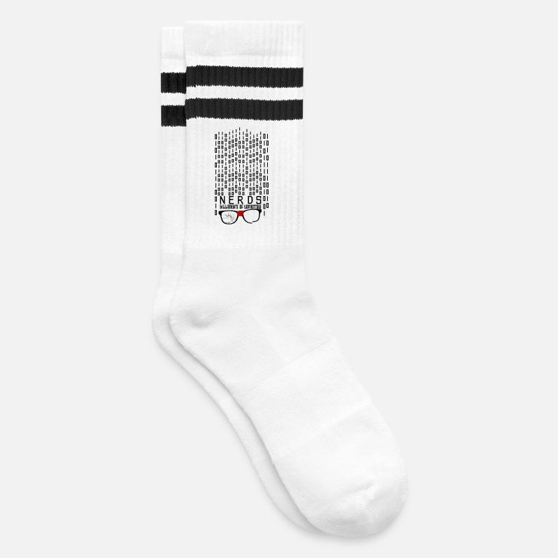 Milliardaire ringard - Chaussettes de tennis - blanc/noir