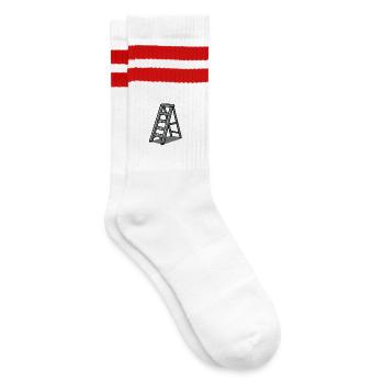 Cadeaux de chef d’équipe - Chaussettes de tennis - blanc/rouge - Droite