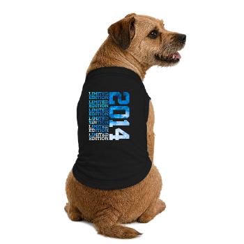 ÉDITION LIMITÉE 2014 12 ANS 12E ANNIVERSAIRE - T-shirt bio premium pour chien - noir - Dos