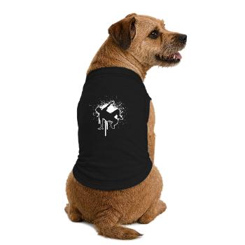 Idée de cadeau pour le danseur hip-hop avec breakdance - T-shirt bio premium pour chien - noir - Dos