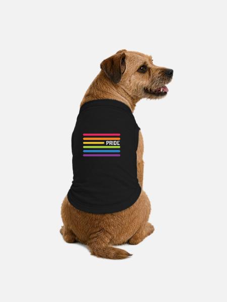 LGBT Pride Monat - Pride! - Premium Organic Hunde-T-Shirt - Schwarz