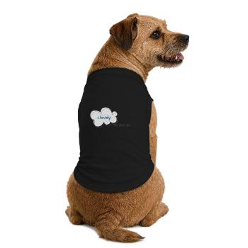 cloudy_person - T-shirt bio premium pour chien - noir - Dos