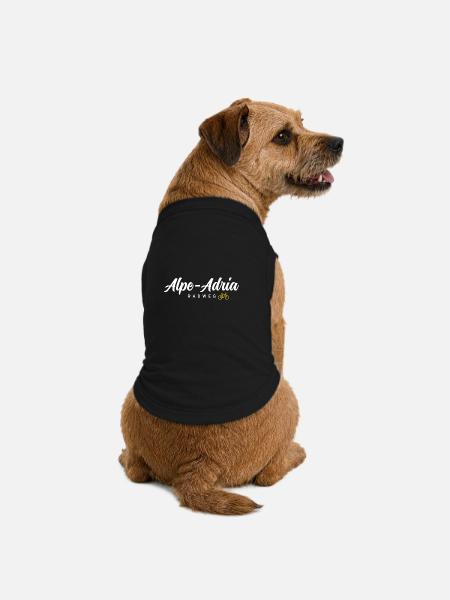Alpe Adria Cycle Path - Premium Organic Dog T-Shirt - black