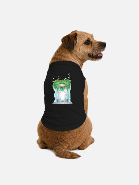 03. Lehrerseele - Premium Organic Hunde-T-Shirt - Schwarz
