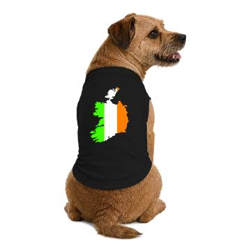 Pays d’Irlande - T-shirt bio premium pour chien - noir - Dos