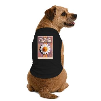 Tu es mon rayon de soleil Pop Art - T-shirt bio premium pour chien - noir - Dos