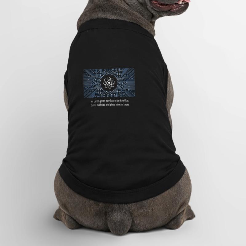 nerd programmateur urknall platine CPU pc code LOL T-shirt bio premium pour chien