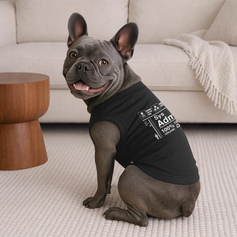 Sys Admin Programming Computer Nerd pc Board cpu Premium Organic Dog T-Shirt