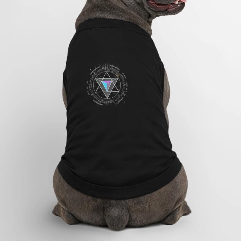 nerd CPU pyramide illuminati game wow hacker code Premium Organic Hunde-T-Shirt