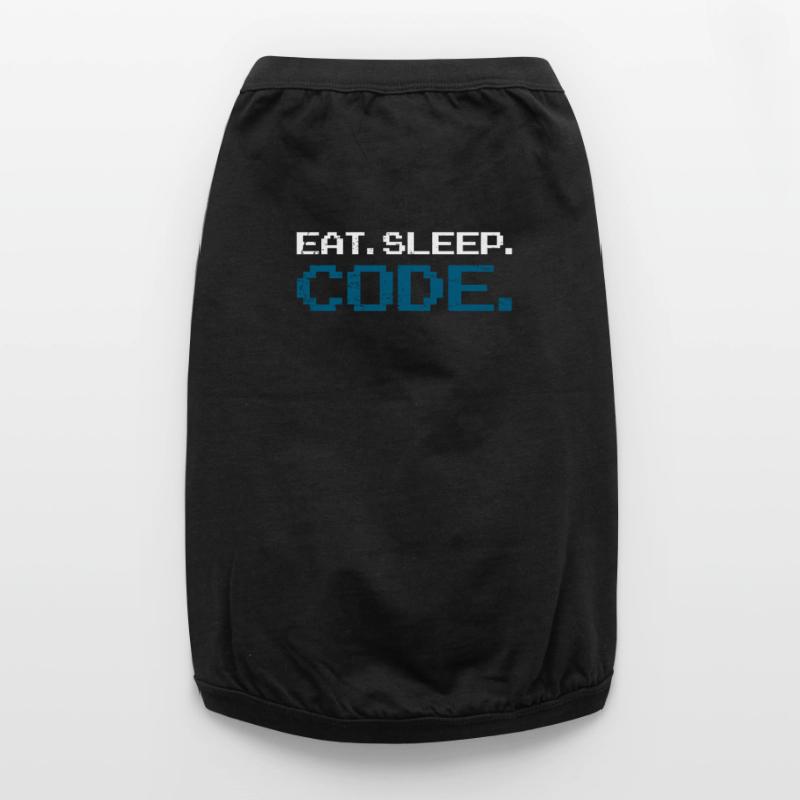 Codice di programmazione informatica T-shirt premium per cani bio