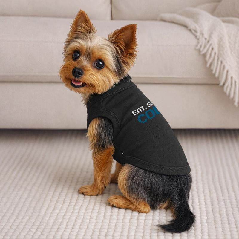 Code de programmation informatique T-shirt bio premium pour chien