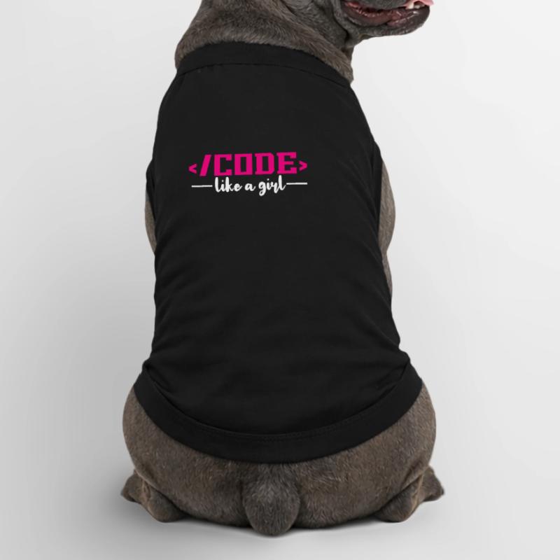 Codage Programmation informatique T-shirt bio premium pour chien