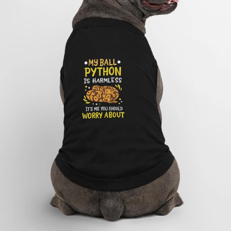 Boule Python T-shirt bio premium pour chien