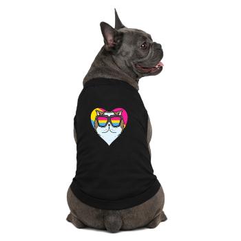 Pansexual Cat Persian Cat Heart Gift - Premium Organic Dog T-Shirt - black - Back