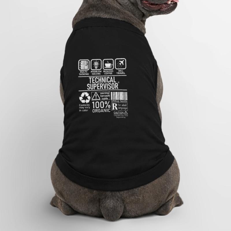 Technical Supervisor multi tasking problem solving Premium Organic Hunde-T-Shirt