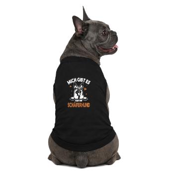 Schäferhund Geschenke Hund Frauchen Gassi - Premium Organic Hunde-T-Shirt - Schwarz - Hinten