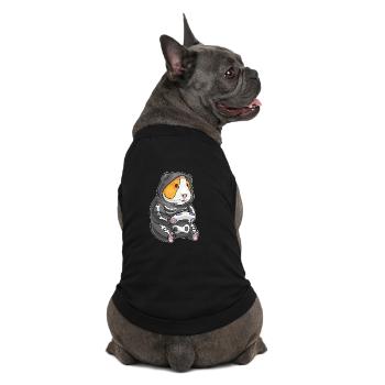 Cochon d’Inde Halloween Gamer - T-shirt bio premium pour chien - noir - Dos