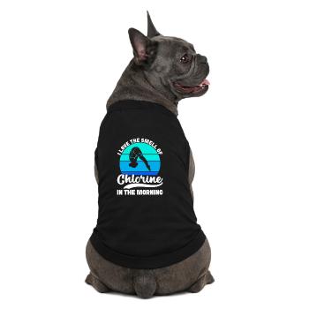 Diving diving board - Premium Organic Dog T-Shirt - black - Back
