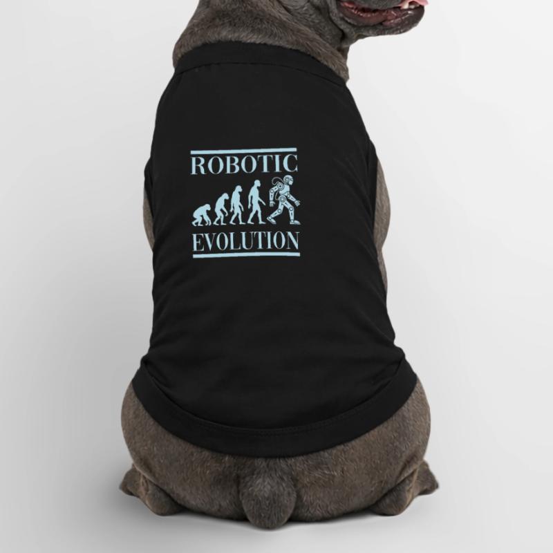 Robot Evolution Progress Human Future Premium Organic Dog T-Shirt